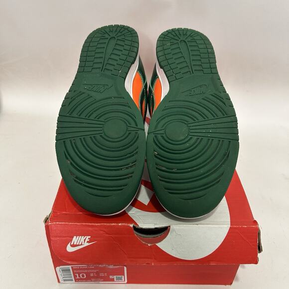 Nike Dunk Low Retro “Miami Hurricanes/Gorge Green”